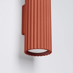 Lampada da parete color mattone Gleam – Sollux