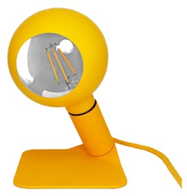 Filotto Iride giallo lampada da tavolo con lampadina