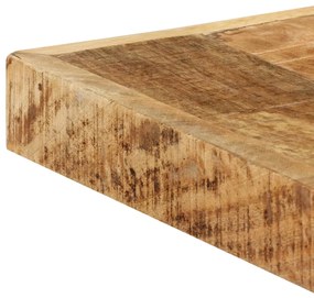 Tavolo da pranzo 160x80x75 cm in legno massello di mango