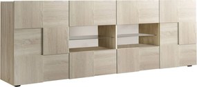 DOMO - madia di design moderno 2 ante e 4 cassetti