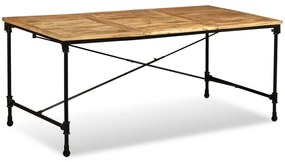 Tavolo da Pranzo in Legno Massello di Mango 180 cm