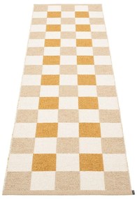 Passatoia da interno/esterno giallo ocra/beige 70x240 cm Pix Vanilla Ochre – Pappelina