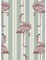 House of Hackney Carta da parati Flamboyance - Offwhite/ Macaroon Green
