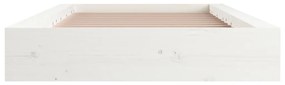 Giroletto bianco 75x190 cm 2ft6 small single in legno massello