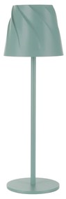 Lampada da tavolo touch 34 cm senza fili verde salvia