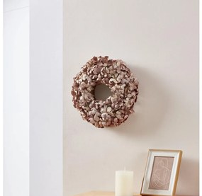 Eglo 428208 - Corona di fiori artificiali SOLVANG diametro 35 cm rosa