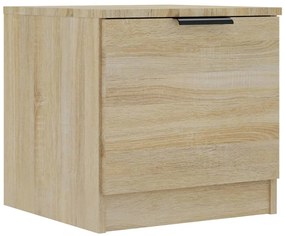 Comodini 2 pz rovere sonoma 40x39x40 cm