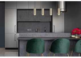 Globo 57911-4HM - Lampadario a sospensione con filo ROBBY 4xGU10/35W/230V nero/ottone