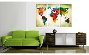 Quadro Nell'arcobaleno  Colore colorful, Dimensioni e Misure 90x60