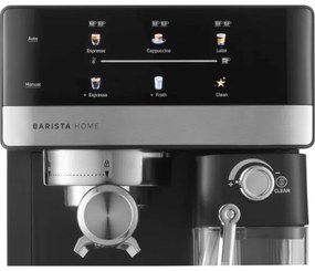 Sencor - Macchina per caffè espresso a portafiltro 1350 W/230 V nero/cromo satinato