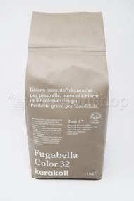 Kerakoll Fugabella resina cemento decorativa per piastrelle mosaici e marmi 3kg Color 32