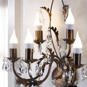 ONLI - Applique TERESA 5xE14/6W/230V bronzo