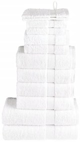 Set Asciugamani Solund 12 Pz Bianchi 600 Gsm /