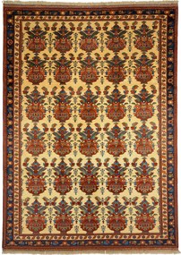 Afghan Tappeto 350x250 Beige (Afghanistan) Annodato A Mano