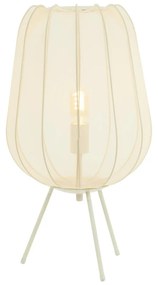 Lampada da tavolo color crema (altezza 60 cm) Plumeria - Light &amp; Living