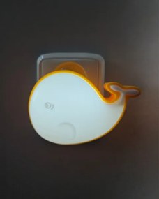 Lampada notturna LED per bambini LED/0,5W/230V balena