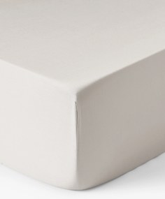 Lenzuolo con angoli in raso di cotone Comfort