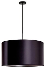 Duolla - Lampadario a sospensione con filo CANNES 1xE27/15W/230V diametro 45 cm nero/argento