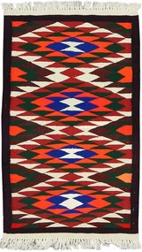 Kilim Tappeto 50x110 (Iran) Tessuto A Mano