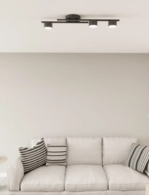Lampada da soffitto in acciaio FRAGMENT 3 da interno 3xGX53