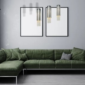 Lampadario a sospensione con filo MOONLIGHT 3xE14/40W/230V