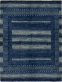 Loribaft Tappeto 200 x 150 Blu (Iran) Annodato A Mano