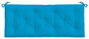 Cuscino per Panca Azzurro 120x50x7 cm in Tessuto Oxford
