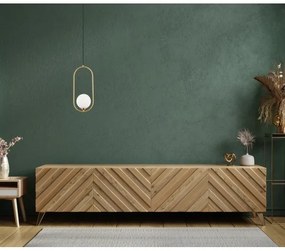 ITALUX PND-3965-1-BRO - Lampadario a sospensione con filo LUPUS 1xG9/25W/230V nero/oro