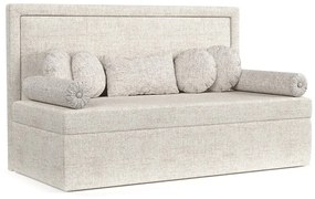 Letto singolo imbottito crema 80x200 cm Scala - Maison de Rêve