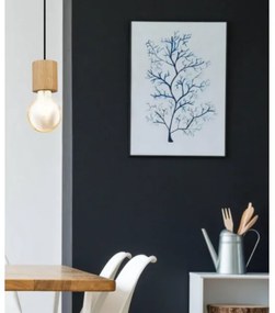 Eglo 99078 - Lampadario a sospensione con filo TURIALDO 1xE27/28W/230V