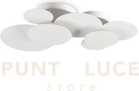 Cloud plafoniera led 3000k 46w 4600 lm l.74cm in metallo