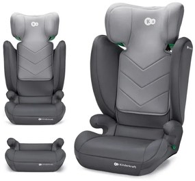 KINDERKRAFT - Seggiolino auto I-SPARK i-Dimensioni (100-150 cm) grigio