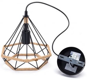 Aigostar - Lampadario a sospensione con filo 1xE27/60W/230V