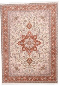 Tabriz Tappeto persiano 360 x 260 Rosa (Iran) Annodato A Mano