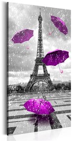 Quadro Paris Purple Umbrellas