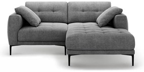 Divano angolare grigio (con penisola a destra/con chaise lounge) Bemy – Micadoni