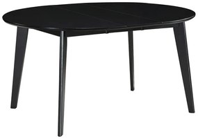 Tavolo da pranzo estensibile rotondo nero L120-150 cm LEENA