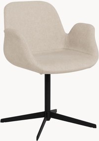 Sedia girevole imbottita Beth