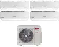 Climatizzatore Condizionatore Ariston Quadri Split Inverter serie PRIOS 9+9+9+12 con QUAD 110 XD0C-O R-32 9000+9000+9000+12000 Wi-Fi Optional