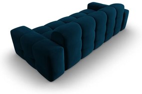 Divano in velluto blu scuro 222 cm Kendal - Micadoni Home