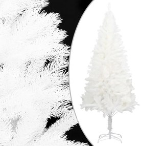 Albero Di Natale Artificiale Con Aghi Realistici Bianco 180 Cm /