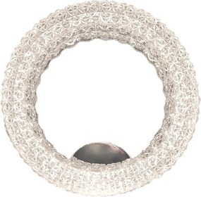 Applique LED moderno Soledad cromo IP20, luce bianco naturale 1920 lumen, NOVECENTO