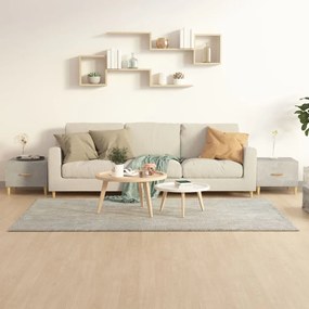 Tavolini Salotto 2pz Grigio Cemento 50x50x40 Legno Multistrato /