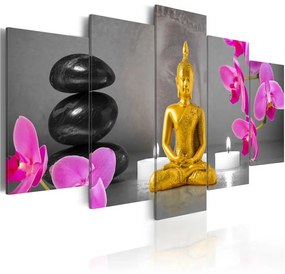 Quadro Zen Buddha d'oro