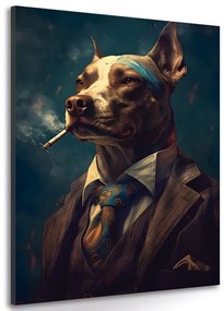 Stampa su tela – Gangster animale cane