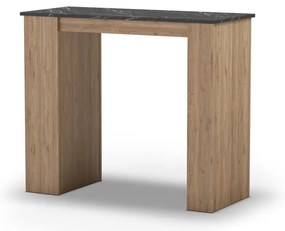 Tavolo da bar con piano in marmo 47x120 cm Peru - Marckeric