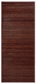 Tappeto in bambù marrone scuro 75x175 cm - Casa Selección