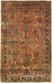 Sarouk Tappeto 200x310 (Iran) Annodato A Mano