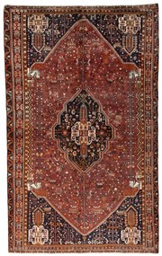 Shiraz Tappeto 150x250 Rosso (Iran) Annodato A Mano