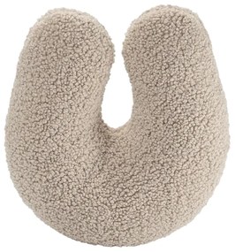 Cuscino per divano da bambini marrone chiaro con rivestimento in bouclé U – Wigiwama